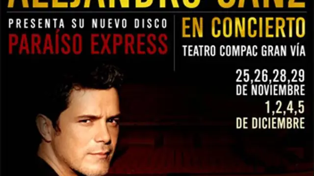 Alejandro Sanz en concierto