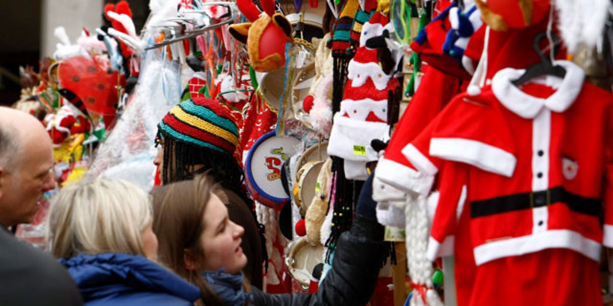 Mercadillo de Navidad de la Plaza Mayor de Madrid