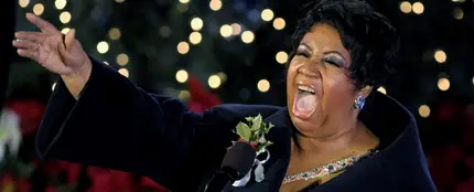 La cantante Aretha Franklin La cantante Aretha Franklin