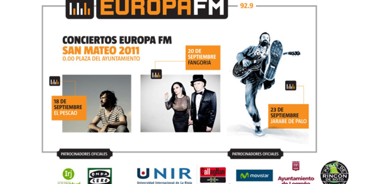 Los conciertos de Europa FM en las Fiestas de San Mateo 2011 (Logroño)