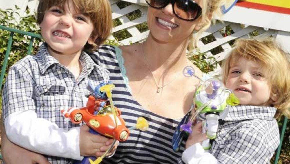 Britney Spears, feliz junto a sus hijos