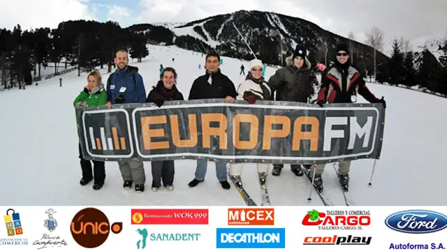 Esquiada para principiantes Europa FM en Logroño
