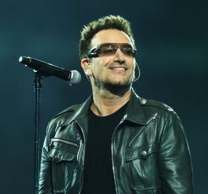 El cantante de U2, Bono. El cantante de U2, Bono.