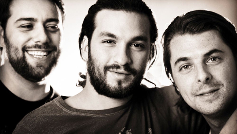 Imagen de archivo del trío sueco Swedish House Mafia.