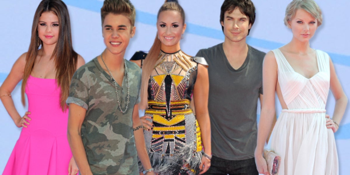 Las celebrities surfean los Teen Choice 2012