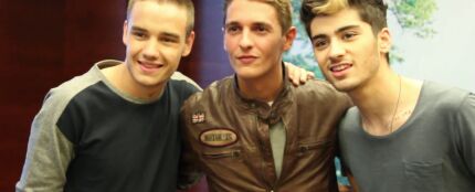 Xavi Martínez junto a Zayn y Liam Xavi Martínez junto a Zayn y Liam
