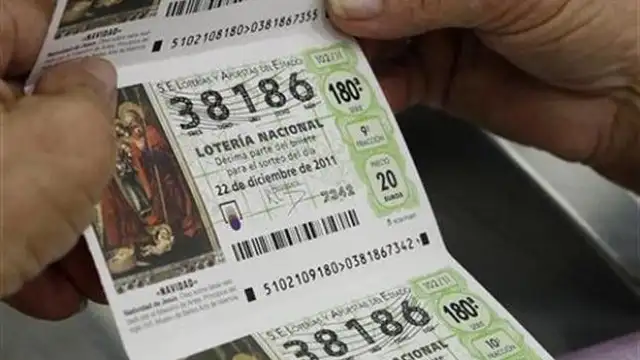 Décimos de la Lotería de Navidad