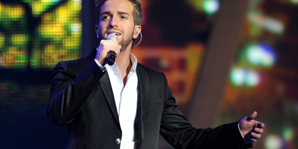 Pablo Alborán en concierto.