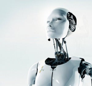 Imagen de archivo de un robot Imagen de archivo de un robot