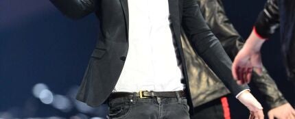 Harry Styles en el concierto de 'One Direction' en Glasgow