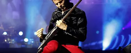 Mathew Bellamy en el concierto de Muse en Barcelona Mathew Bellamy en el concierto de Muse en Barcelona