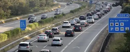 Imagen de archivo de una autopista Imagen de archivo de una autopista