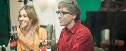 Ariadna Castellanos y David Trueba en ULLM Ariadna Castellanos y David Trueba en ULLM