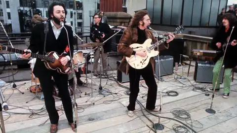 Los Beatles en su último concierto en directo Los Beatles en su último concierto en directo
