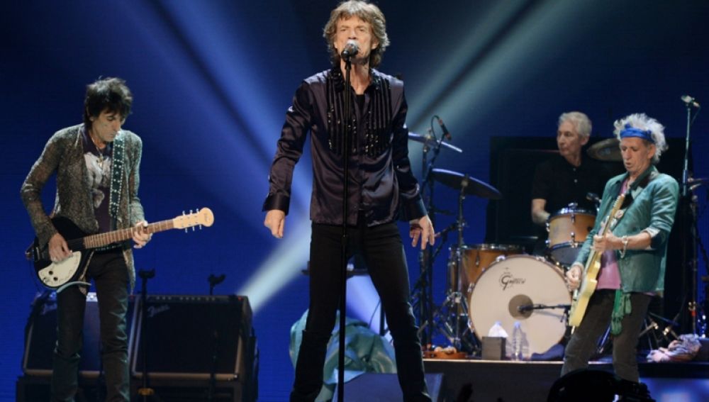 Los Rolling Stones en uno de sus últimos conciertos