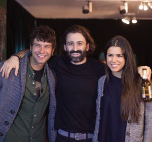 Javier Limón con Marc Parejo y Claudia Longarte Javier Limón con Marc Parejo y Claudia Longarte