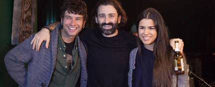 Javier Limón con Marc Parejo y Claudia Longarte Javier Limón con Marc Parejo y Claudia Longarte