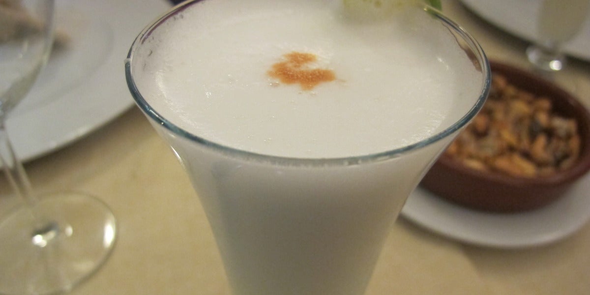El pisco sour, el cótel peruano por excelencia, en la versión de Chincha.
