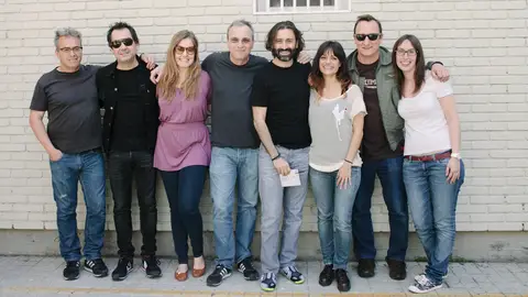 Hombres G y el equipo de ULLM Hombres G y el equipo de ULLM