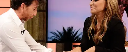 Pablo Motos alaba la manicura de Anastacia Pablo Motos alaba la manicura de Anastacia