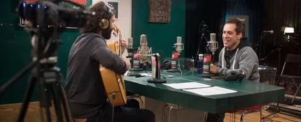 El Langui improvisando un rap en ULLM El Langui improvisando un rap en ULLM