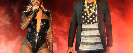 Beyonc&eacute; y Jay Z en su gira 'On the Run Tour'