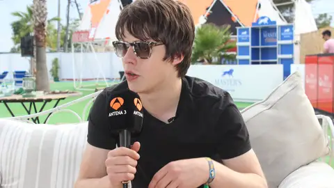 Jake Bugg en un momento de la entrevista Jake Bugg en un momento de la entrevista
