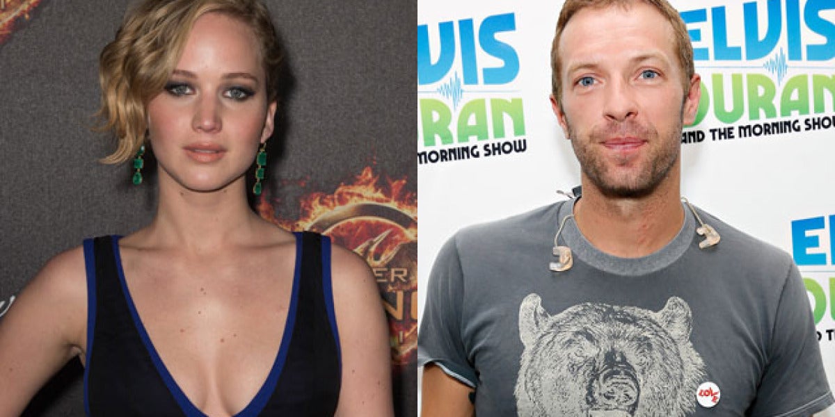 Chris Martin y Jennifer Lawrence