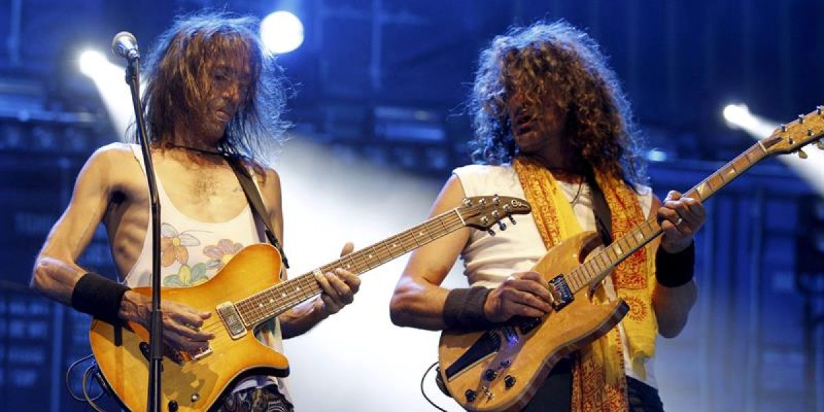 Extremoduro durante su concierto en Las Ventas en 2014