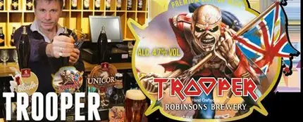 Trooper es la cerveza de Iron Maiden Trooper es la cerveza de Iron Maiden