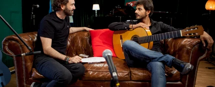 Juan Habichuela junto a Javier Limón Juan Habichuela junto a Javier Limón