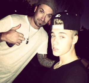 Justin, junto a su padre Jeremy Bieber Justin, junto a su padre Jeremy Bieber