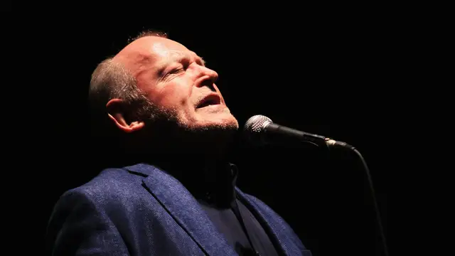 Joe Cocker, durante una de sus actuaciones