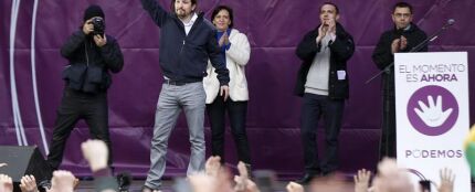 Pablo Iglesias, en la 'Marcha del cambio'