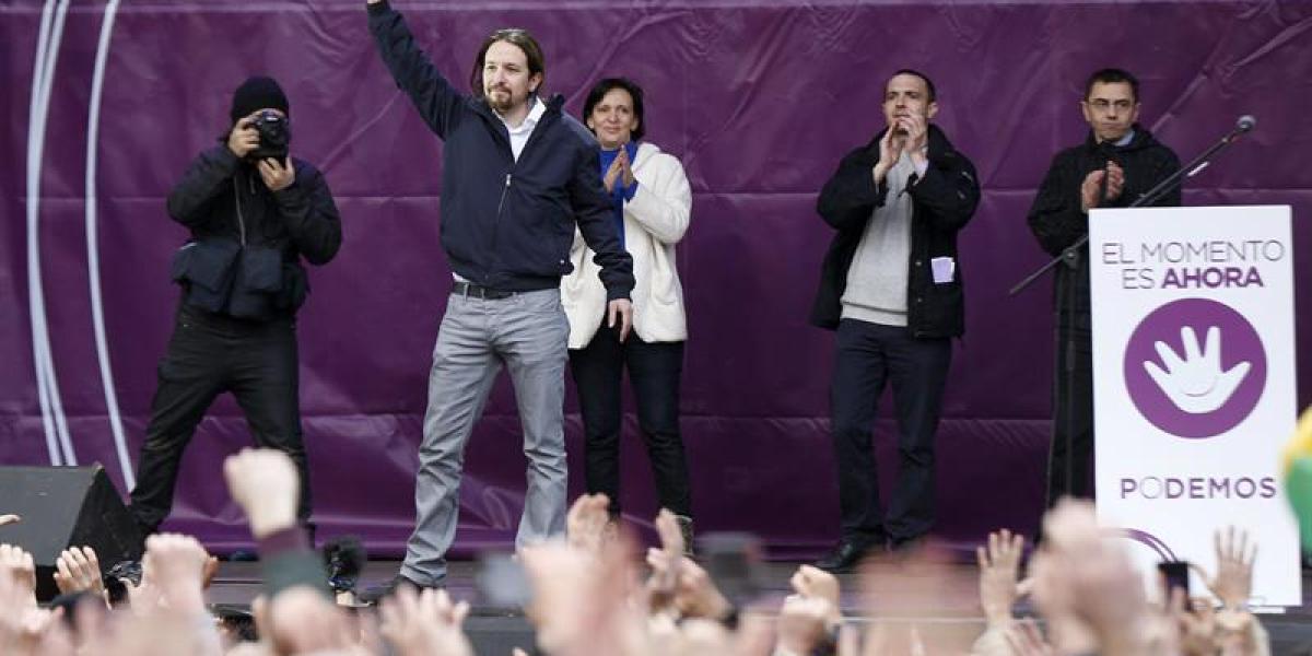 Pablo Iglesias, en la 'Marcha del cambio'