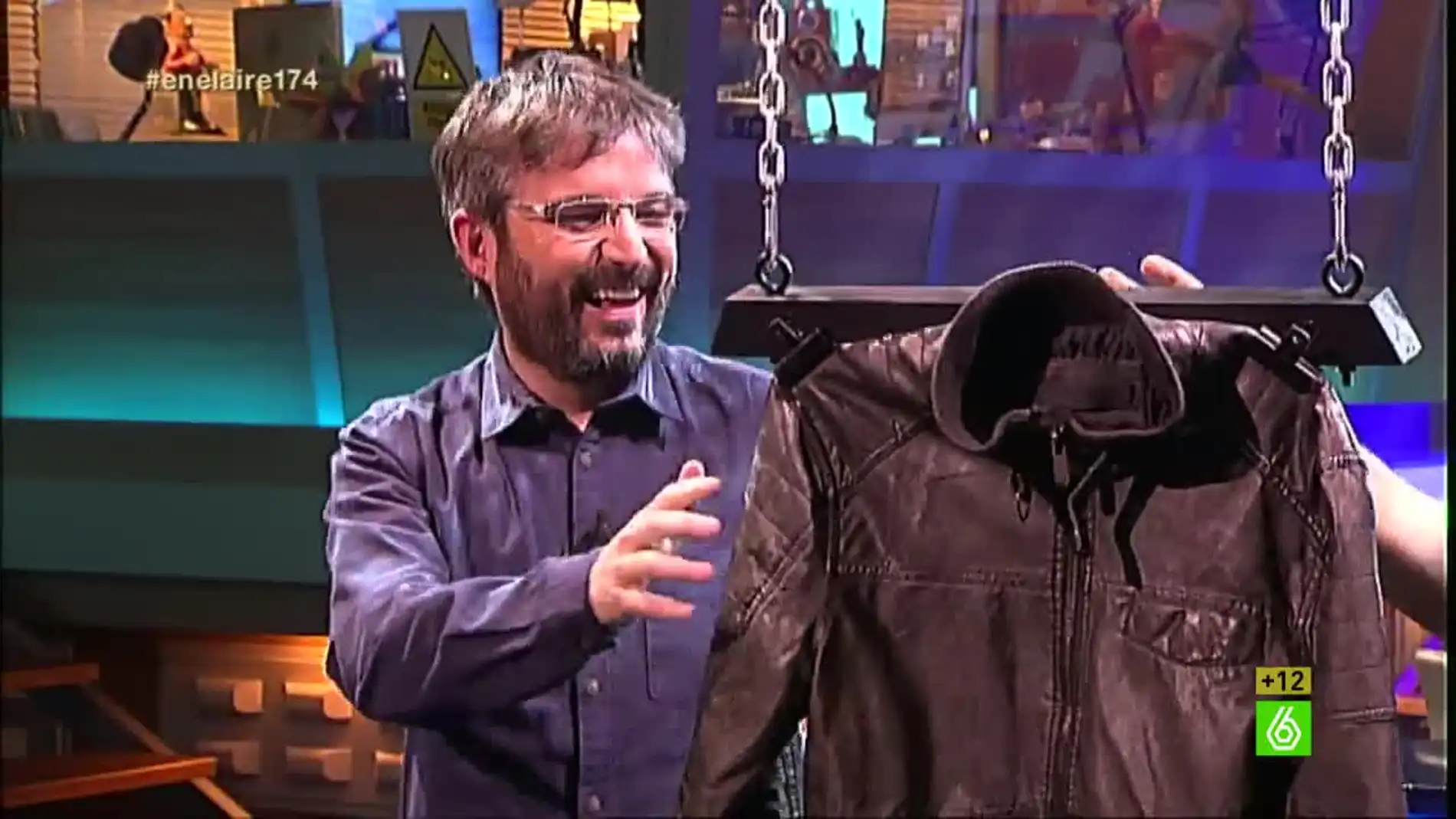 Jordi Évole con la chaqueta de El Follonero Jordi Évole con la chaqueta de El Follonero