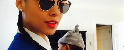 Alicia Keys y su familia Alicia Keys y su familia