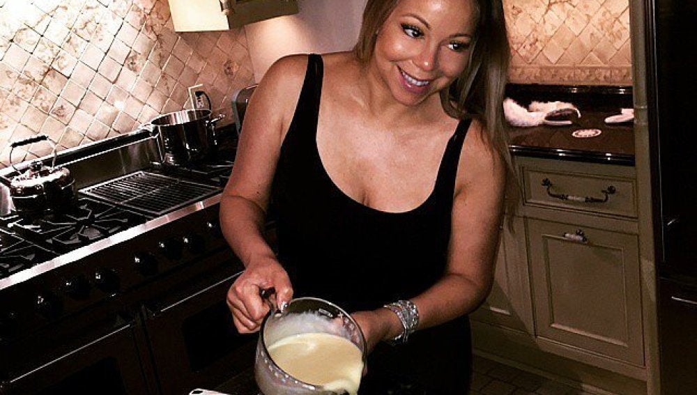 Mariah Carey preparó unas cupcakes