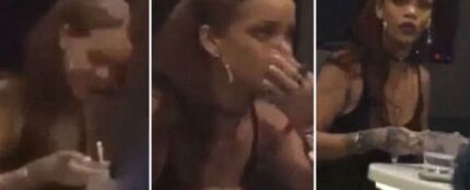 Rihanna consumiendo coca&iacute;na