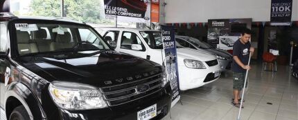 Un concesionario de coches.