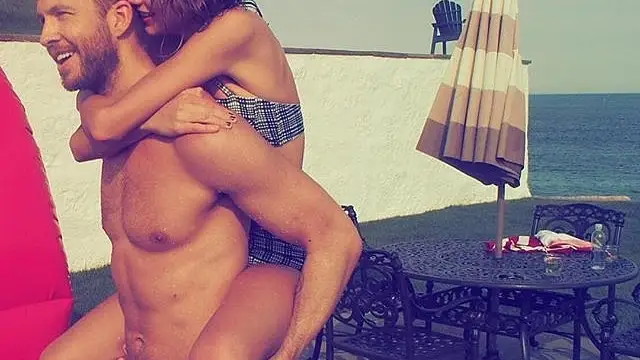 Taylor Swift y Calvin Harris lo pasaron así de acaramelados