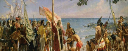 La llegada de Cristóbal Colón a América