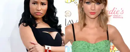 Taylor Swift y Nicki Minaj Taylor Swift y Nicki Minaj