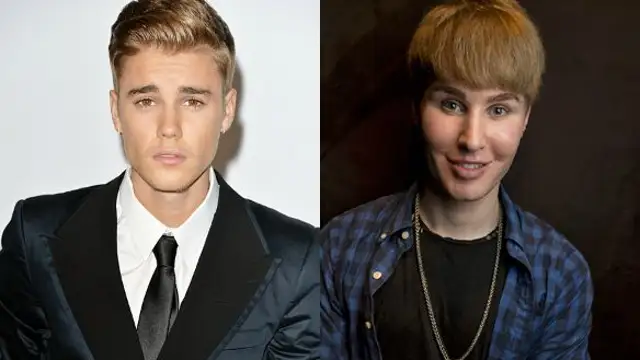 Justin Bieber y su doble