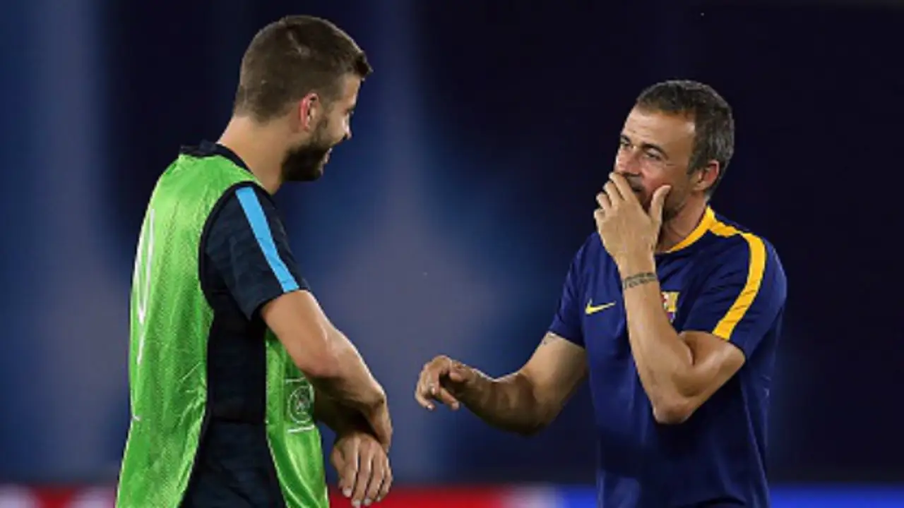Luis Enrique y Piqué Luis Enrique y Piqué