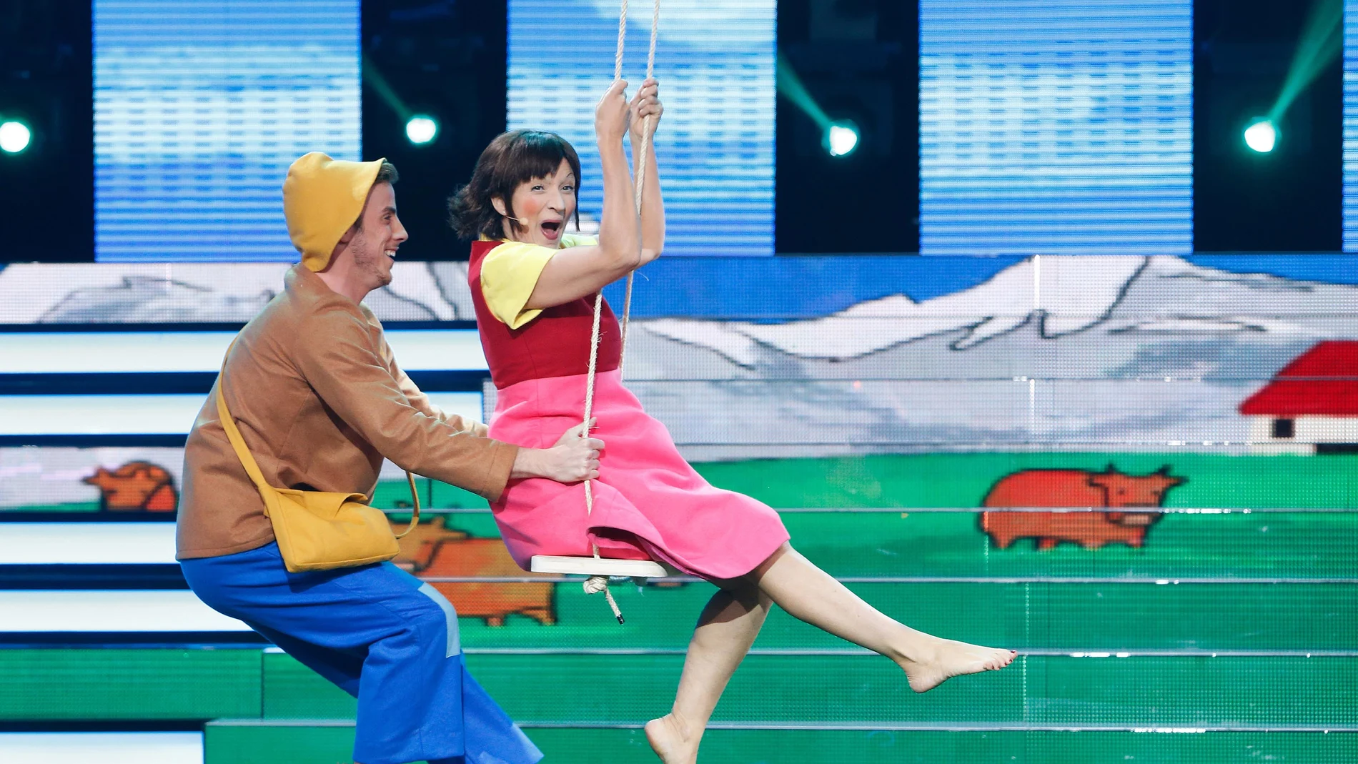 Silvia Abril imita a Heidi Silvia Abril imita a Heidi