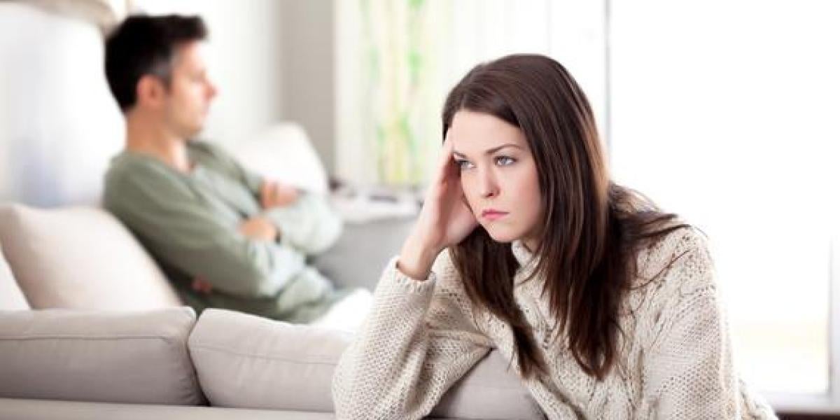 Una pareja ante la separación
