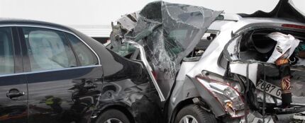 Accidente en la Autovía de la Plata (A-66), en Vallejera de Riofrío (Salamanca) Accidente en la Autovía de la Plata (A-66), en Vallejera de Riofrío (Salamanca)