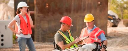 Discapacitados trabajando