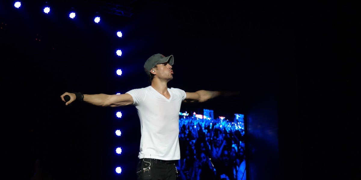 Enrique Iglesias, en un concierto